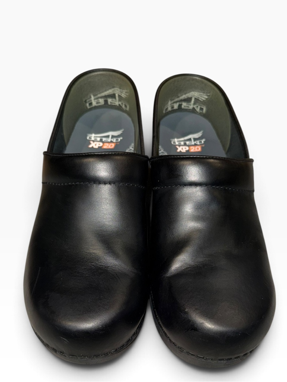Dansko XP 2.0 Black Leather Clogs Slip Resistant EU 39 Women’s